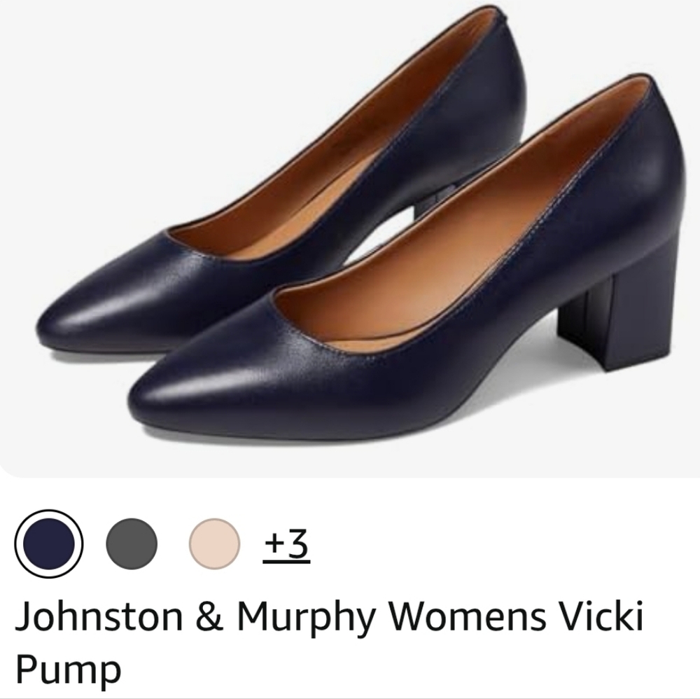 New Johnston & Murphy Vicki Pumps 9.5